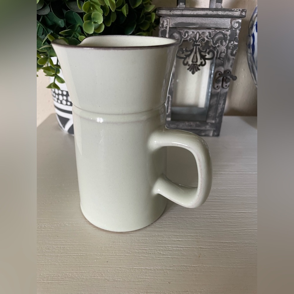 Denby Ceramic Summit Celadon Creamer Pitcher Milk Jug 5 1/4" tall - Picture 5 of 6